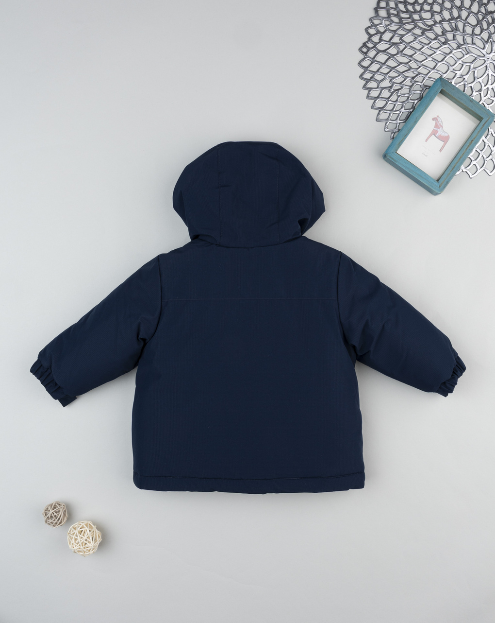 Piumino doppio bimbo blu