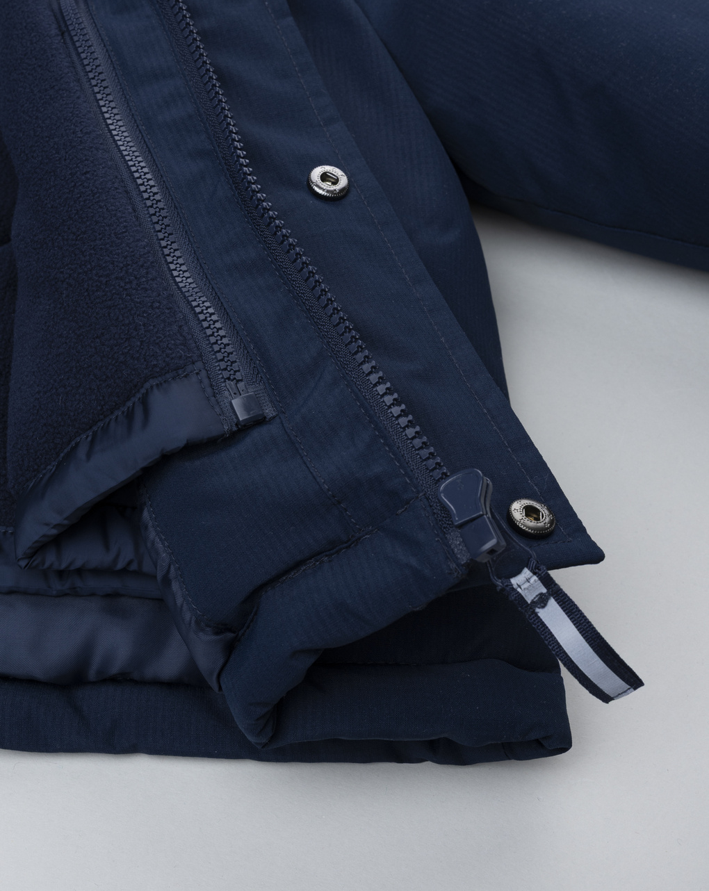 Piumino doppio bimbo blu