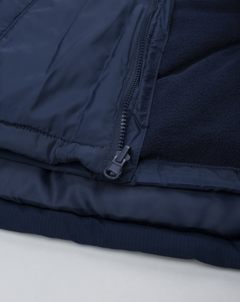 Piumino doppio bimbo blu