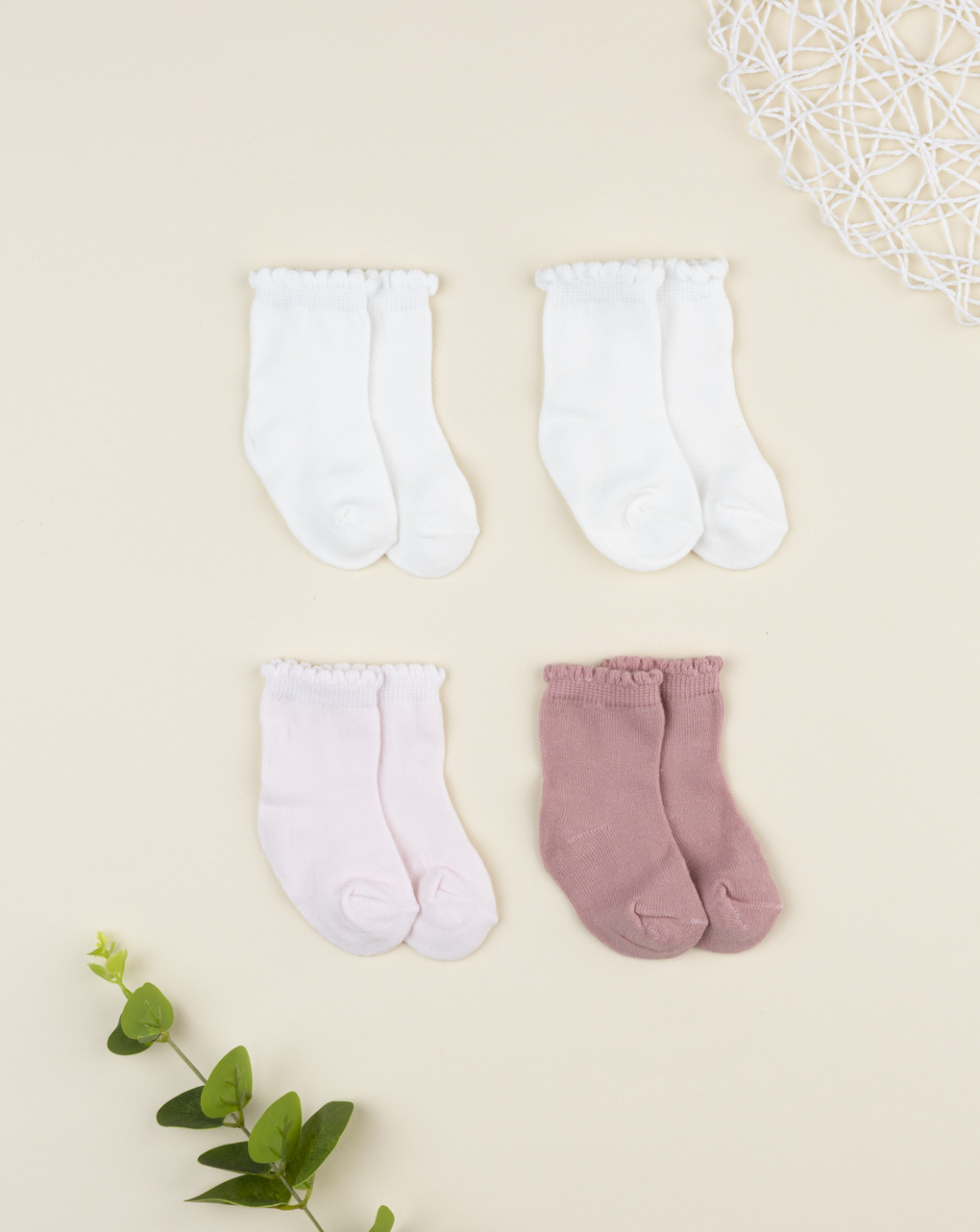 Pack 4 calze bimba multicolor