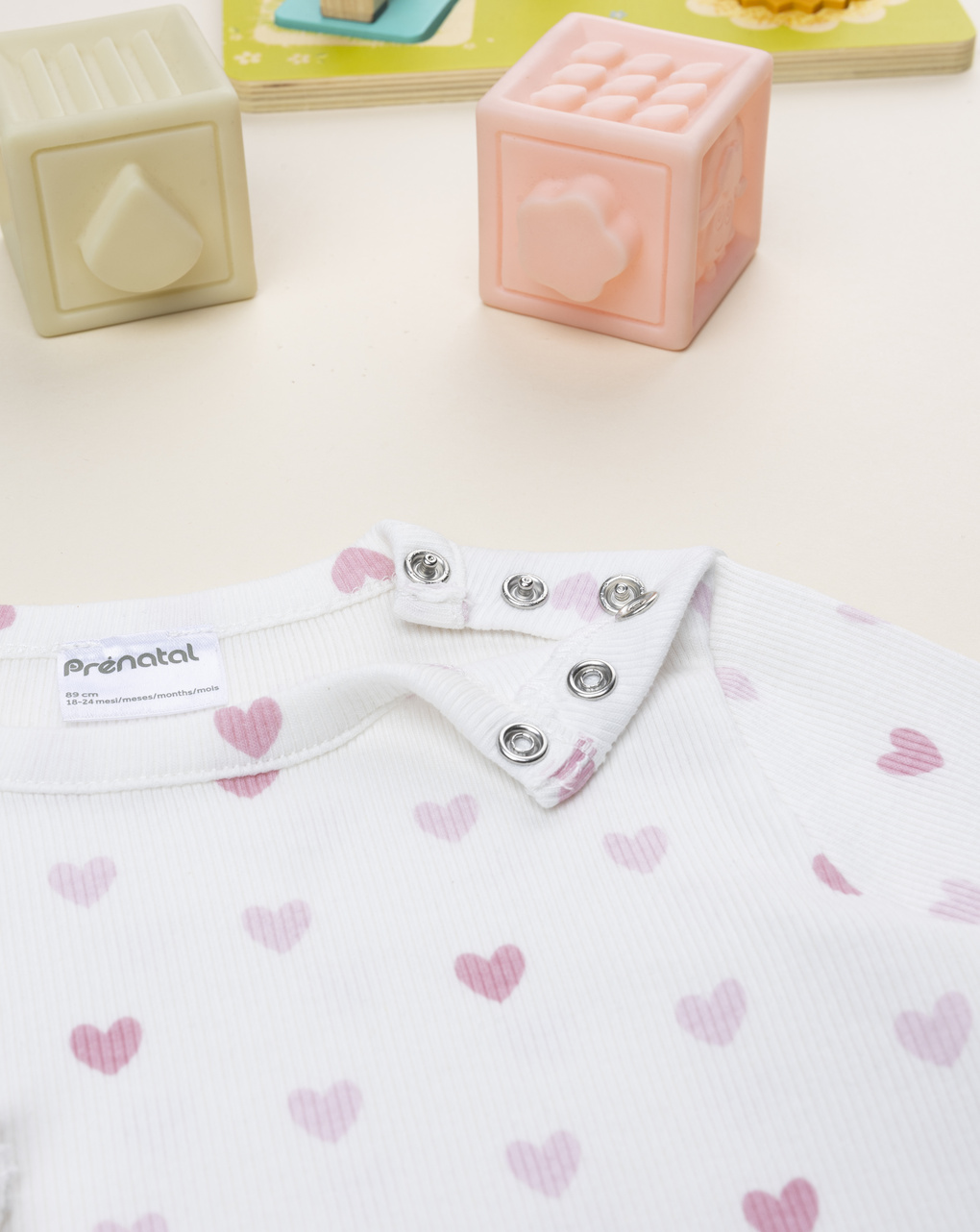 Pigiama lungo bambina cuori