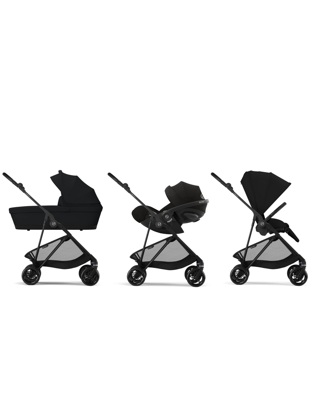 Navicella melio cot/magic black - cybex