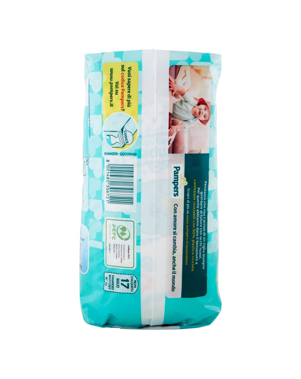 Pampers baby dry tg.4 maxi 7-18 kg - 17 pz