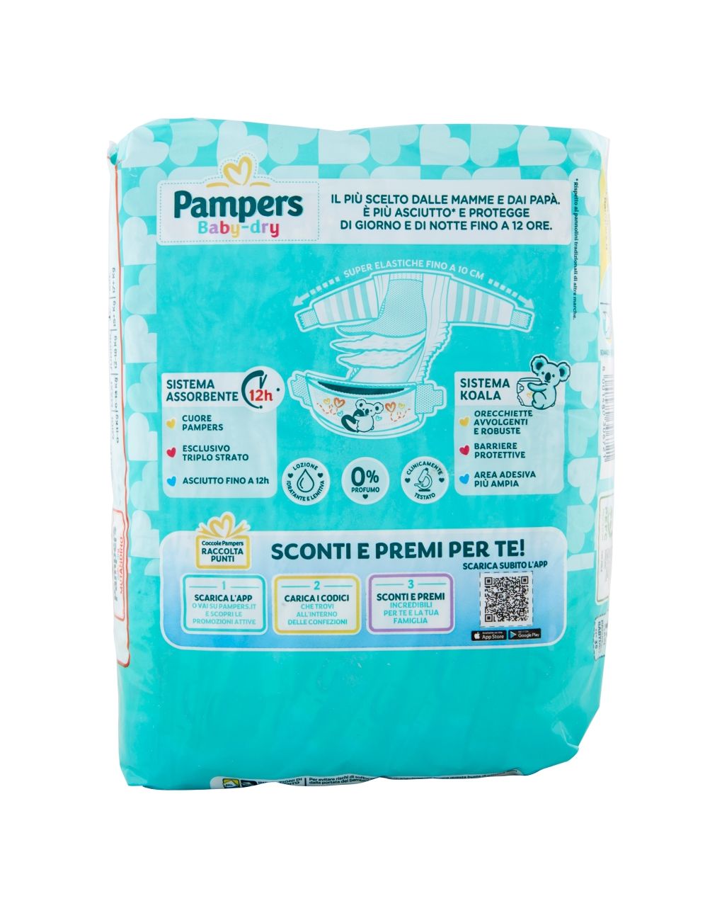 Pampers baby dry tg.4 maxi 7-18 kg - 17 pz