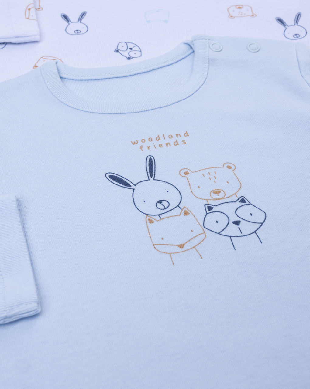 Pack 2 body bambino maniche lunghe animaletti