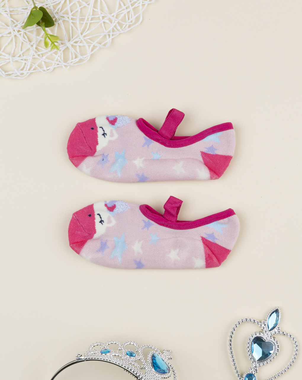 Ballerine bimba fucsia unicorno