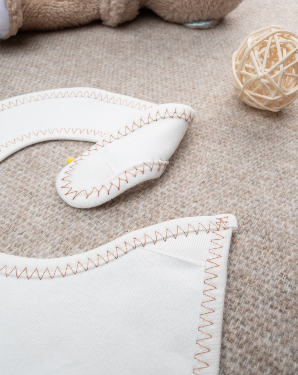 Bavaglino bimba volpi