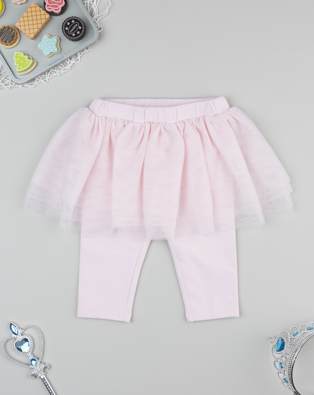Legging gonna tulle rosa bimba