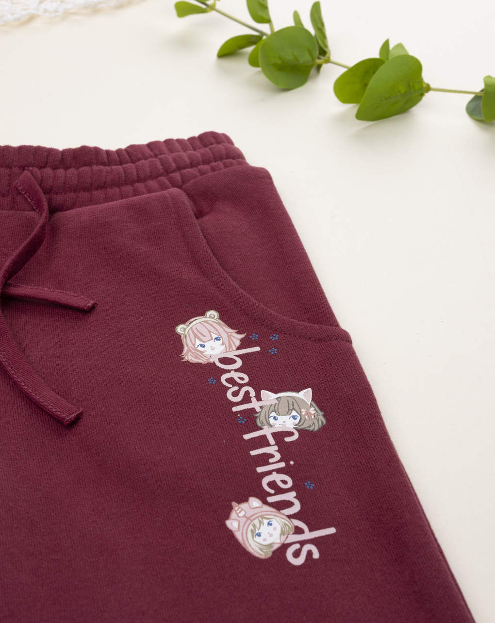 Pantalone bambna bordeaux best friends