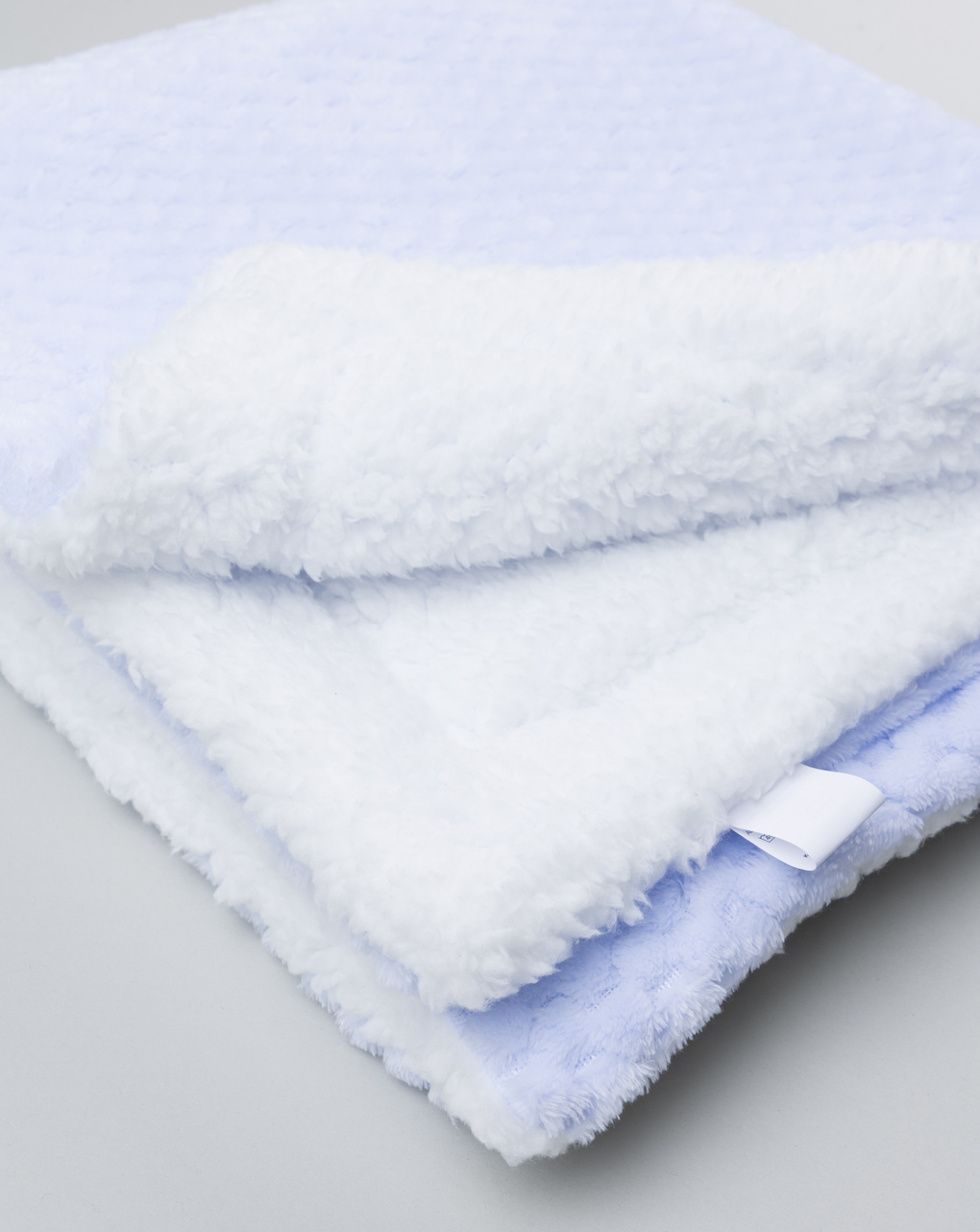 Coperta neonato azzurra