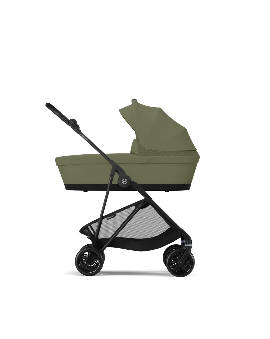 Navicella melio cot/moss green-khaki - cybex