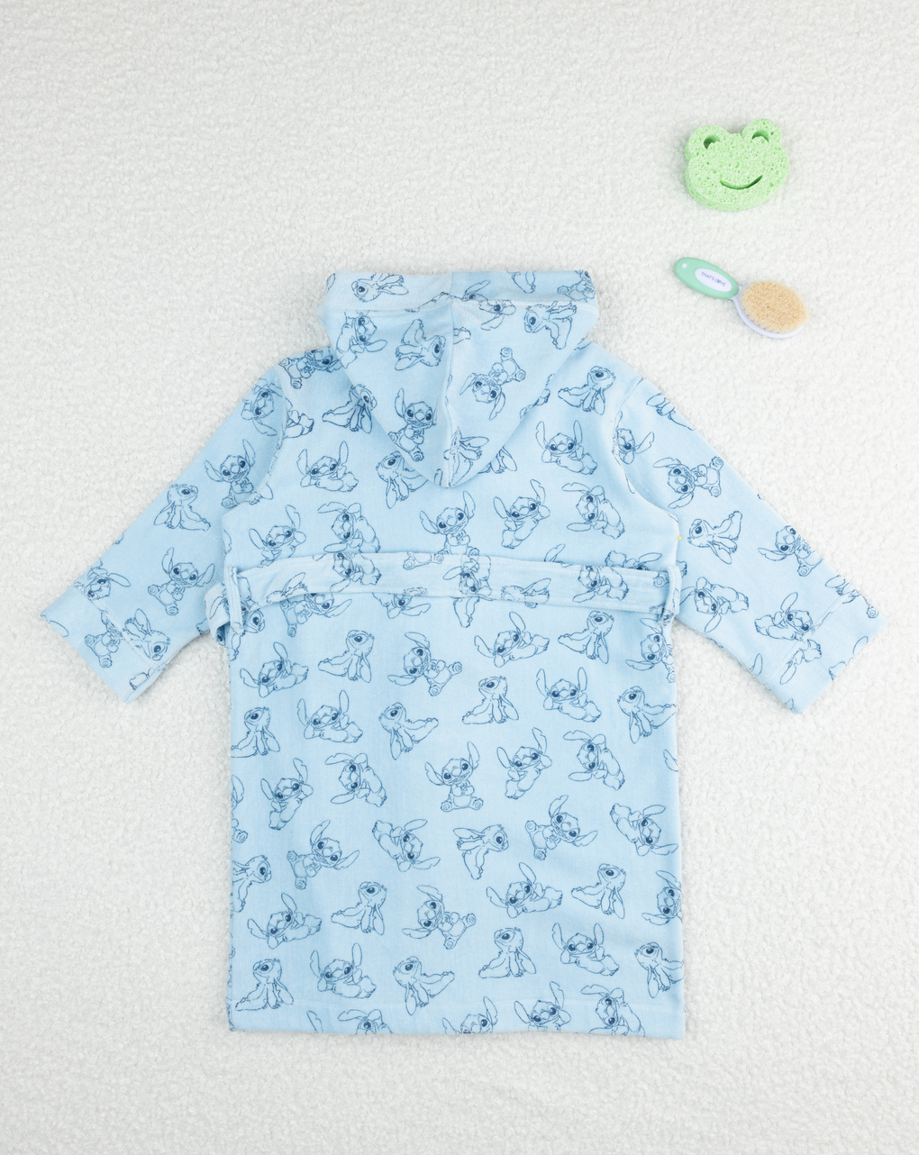 Accappatoio bimbo ciniglia stitch