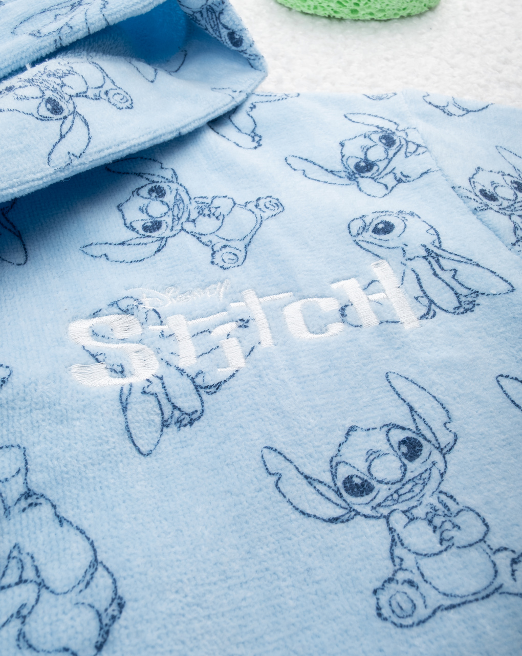 Accappatoio bimbo ciniglia stitch