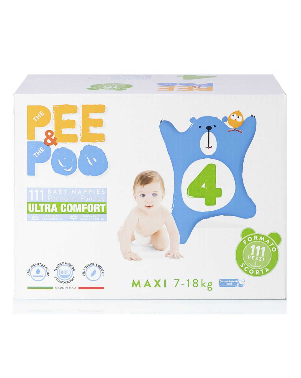 Pee&poo - jumbo maxi tg4 111 pz
