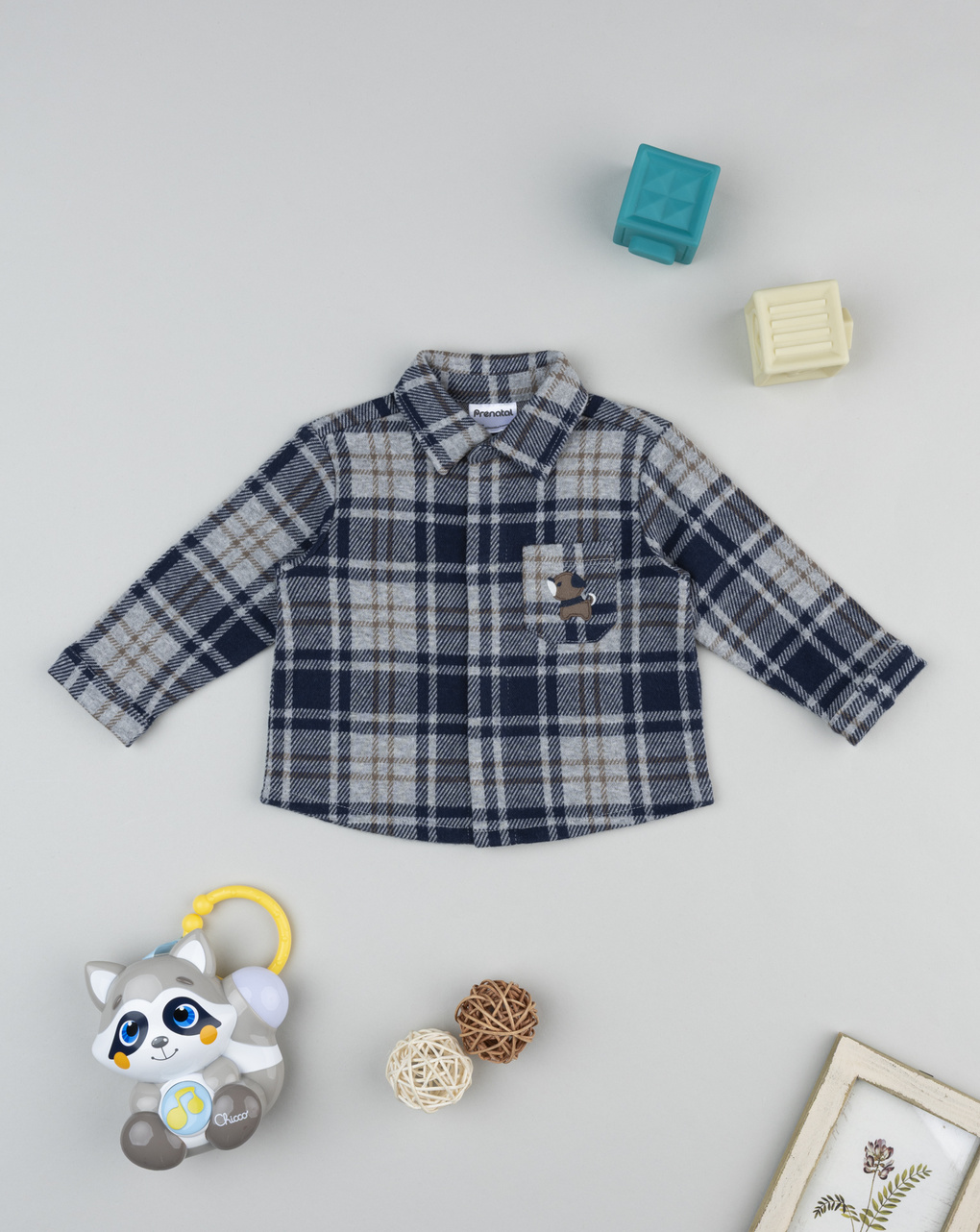 Camicia scozzese bimbo