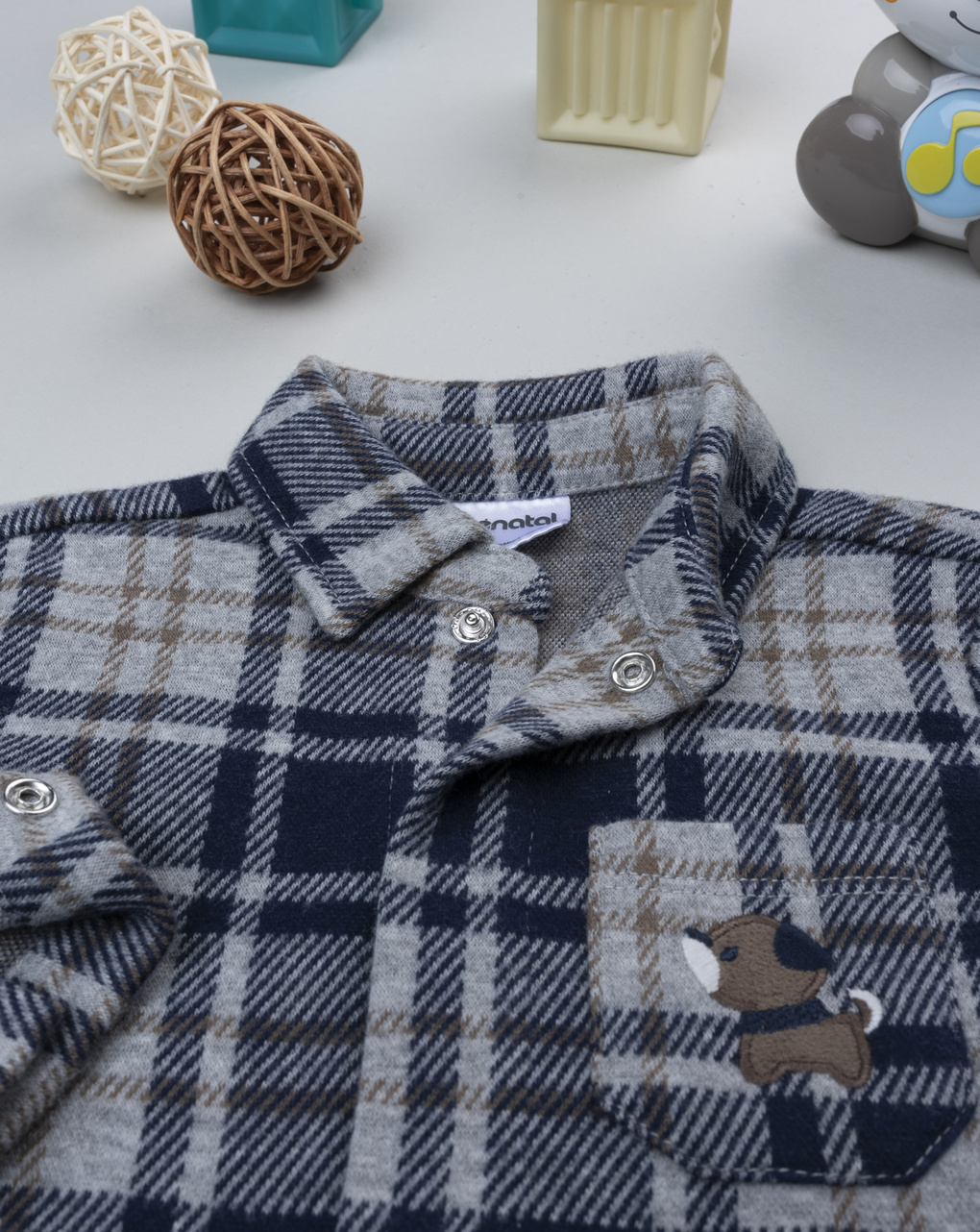 Camicia scozzese bimbo