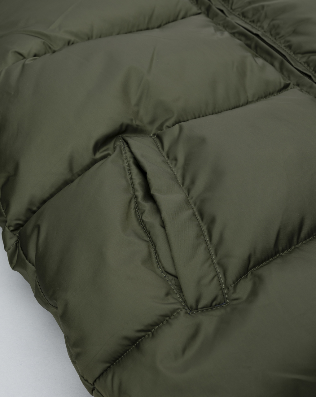 Giubbotto bambino verde scuro