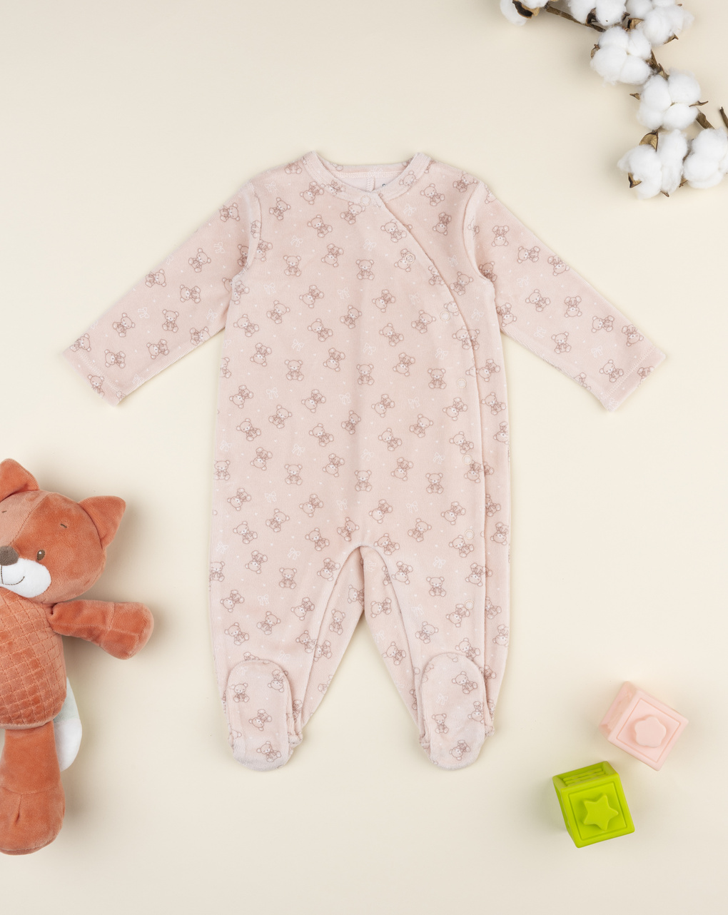 Tutina bimba rosa orsetti