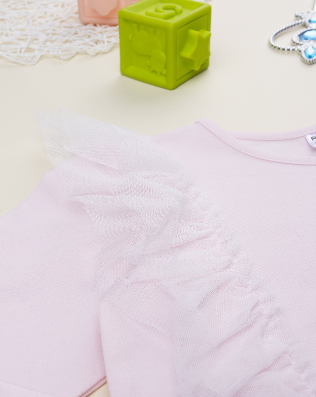 T-shirt bimba rosa ballerina