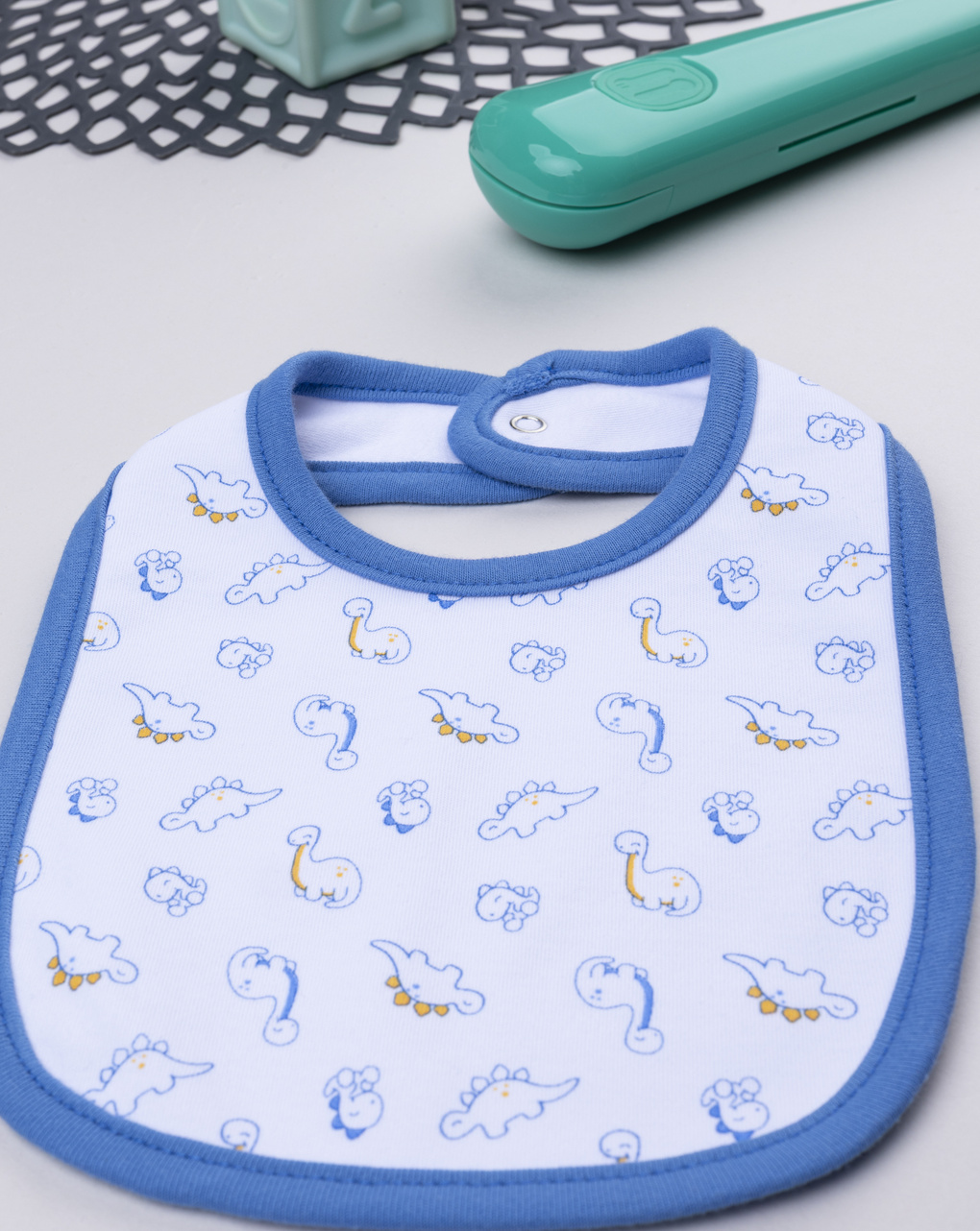 Bavaglino bimbo dino allover