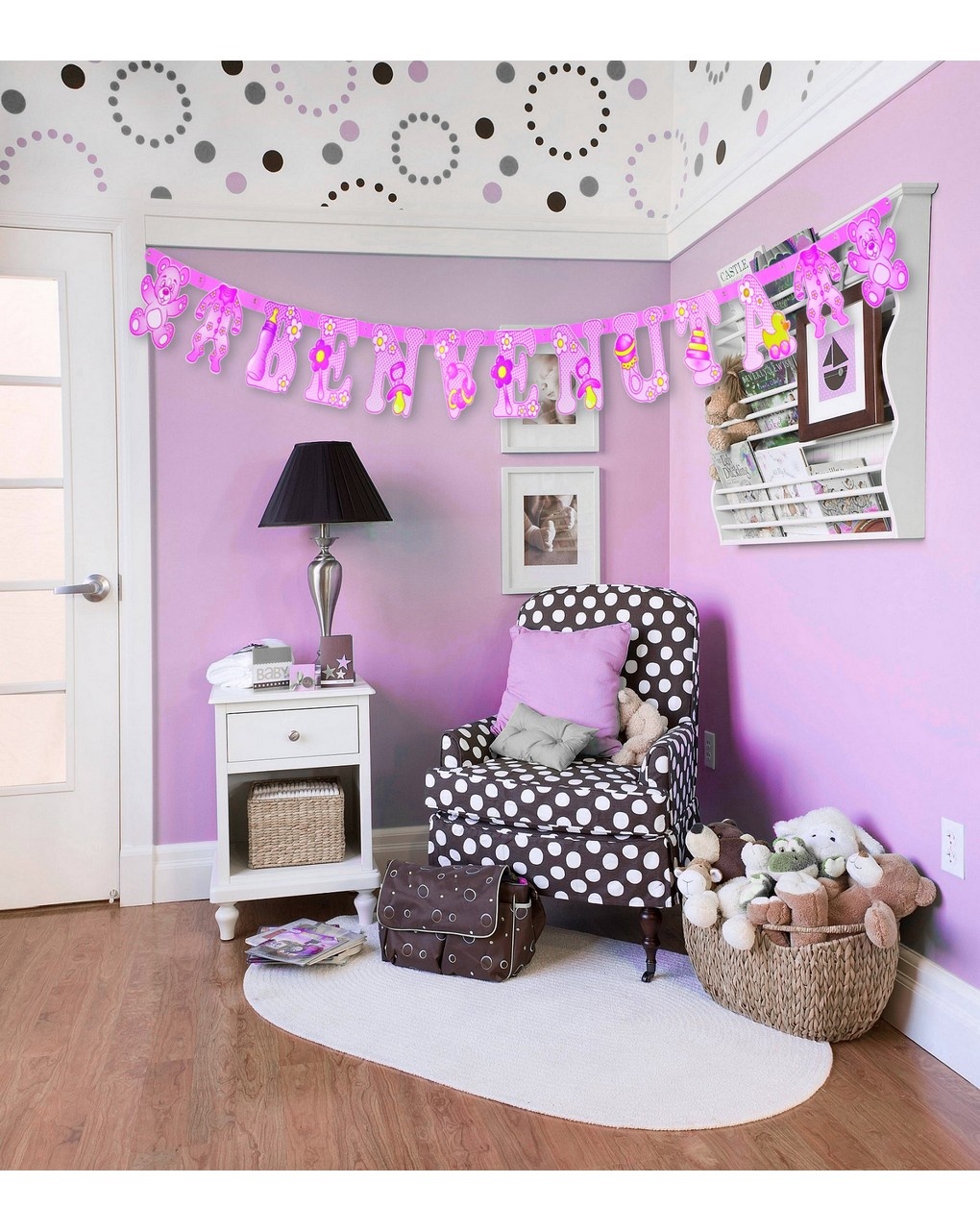 Festone benvenuta 215x15 cm - misura xl