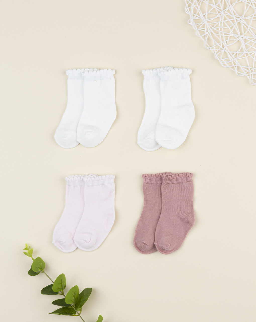 Pack 4 calze bimba multicolor
