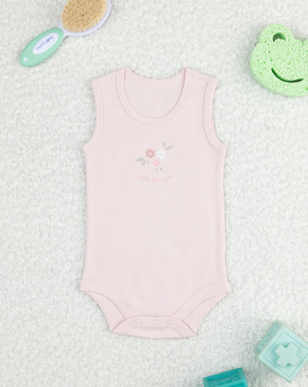 Body bimba rosa fiori