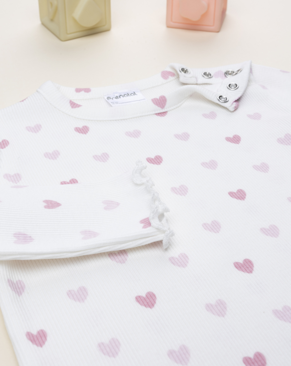 Pigiama lungo bambina cuori