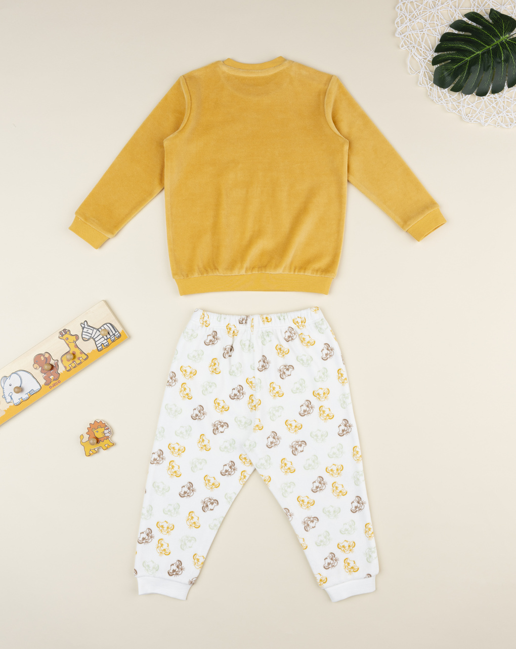 Pigiama bimbo re leone ciniglia