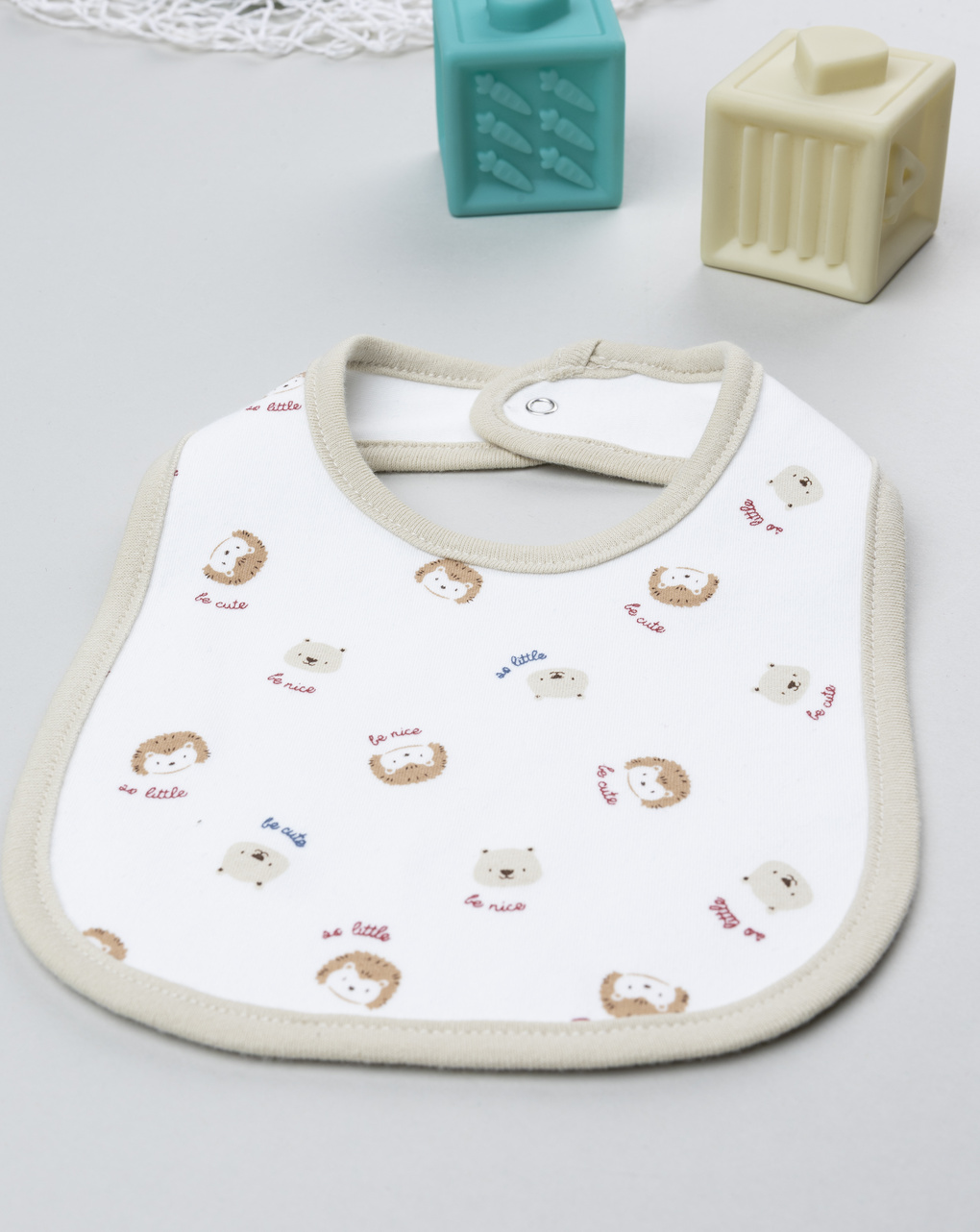 Bavaglino neonato savana beige