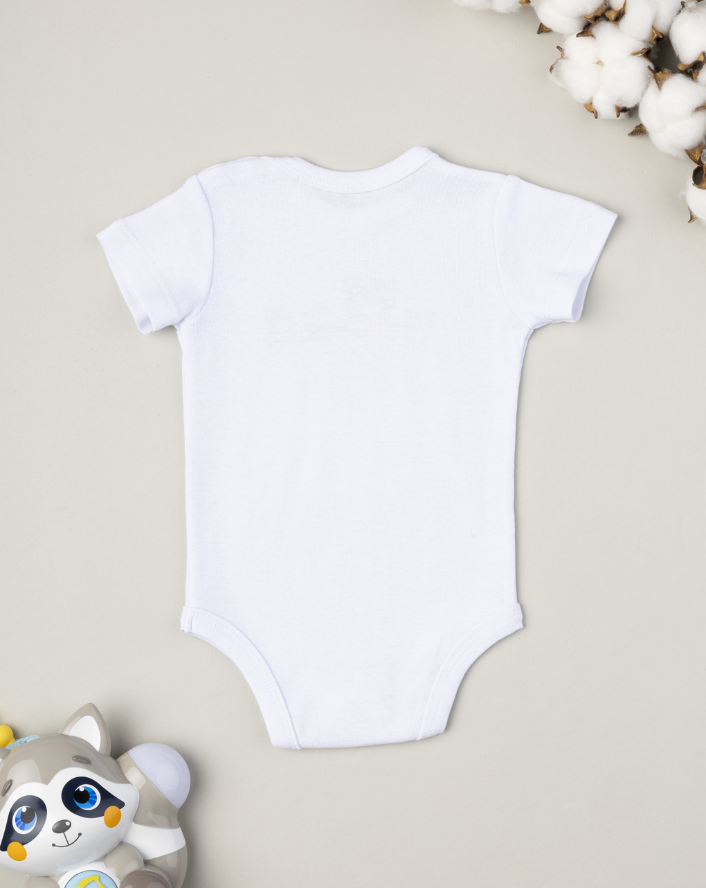 Body unisex bianco orsetti