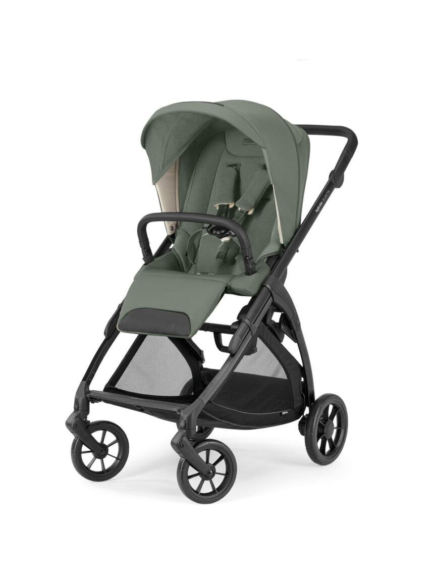 Inglesina QUID³ Planet Green Buggy – Ultraleicht (6,4 Kg), Ab Geburt Bis 22 Kg, Mit UPF50+ Verdeck & Magnetischem Belüftungsfenster