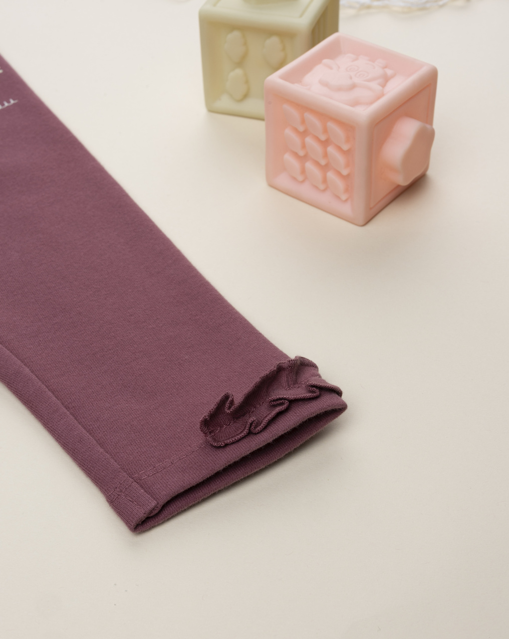 Legging felpati bimba rosa coniglietto