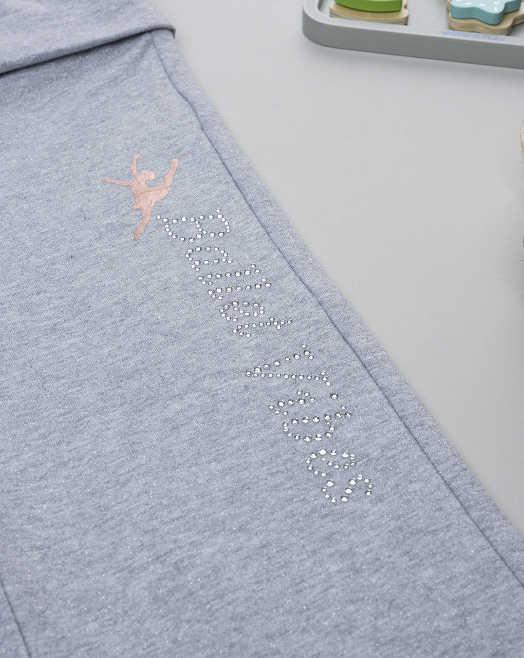 Pantalone bambina grigio ballerina