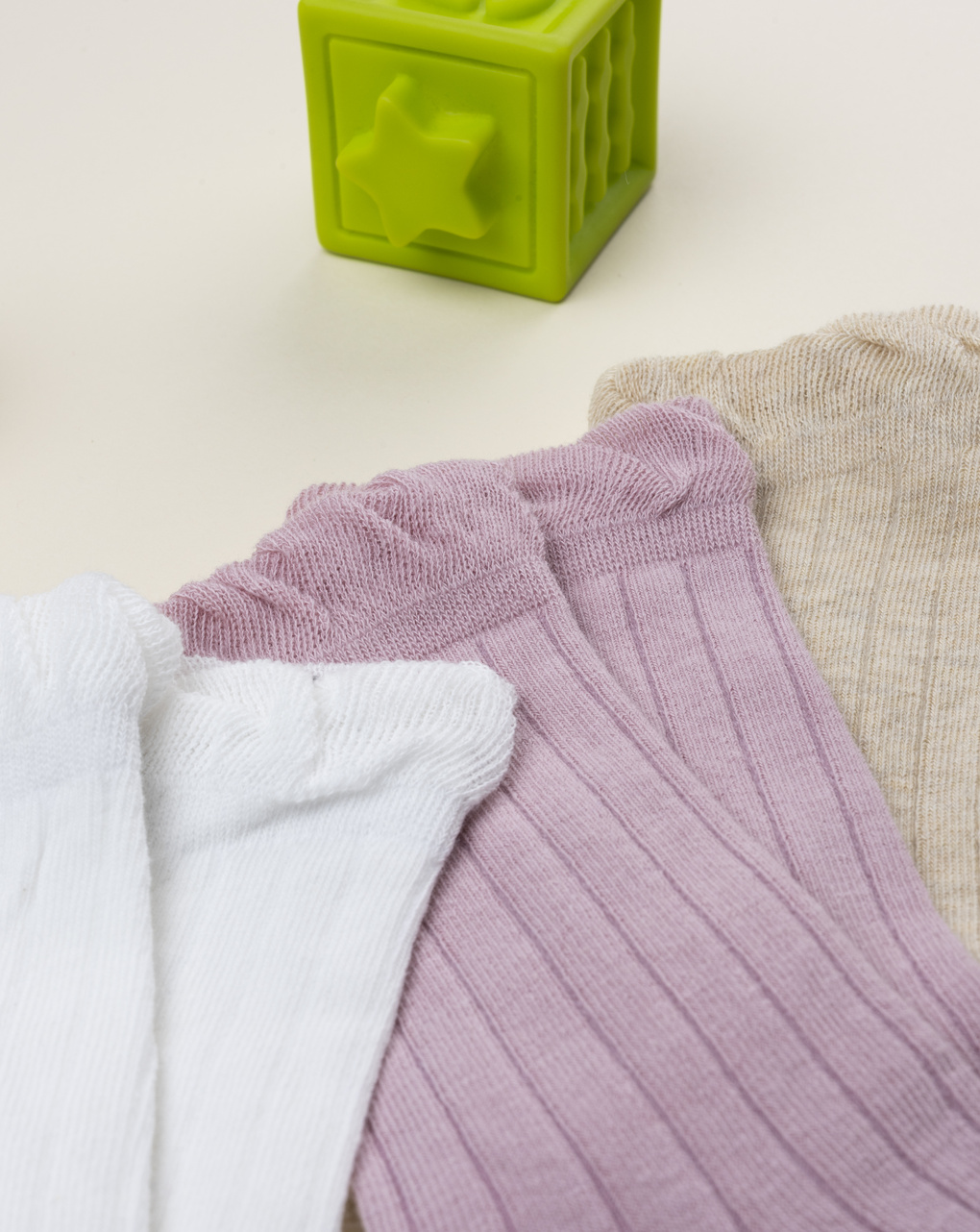 Pack 4 calze bambina colori