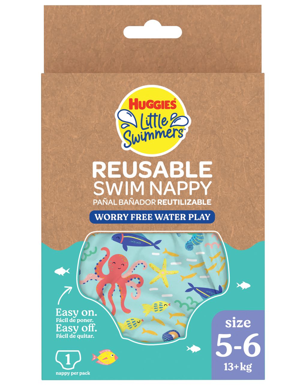 Little swimmers pannolino lavabile tg. l (13+ kg) - huggies