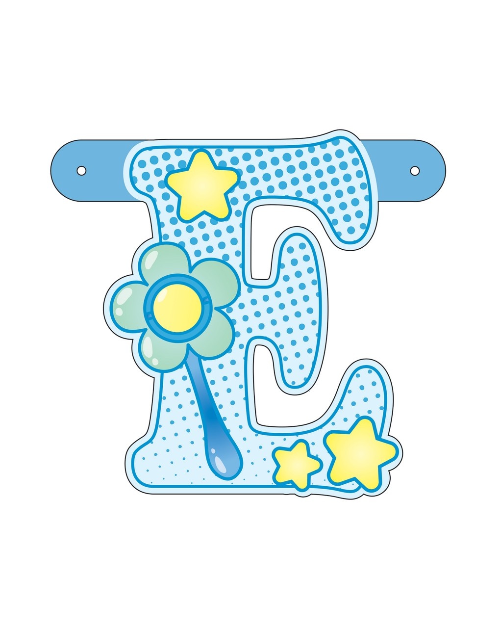 Festone benvenuto 215x15 cm - misura xl