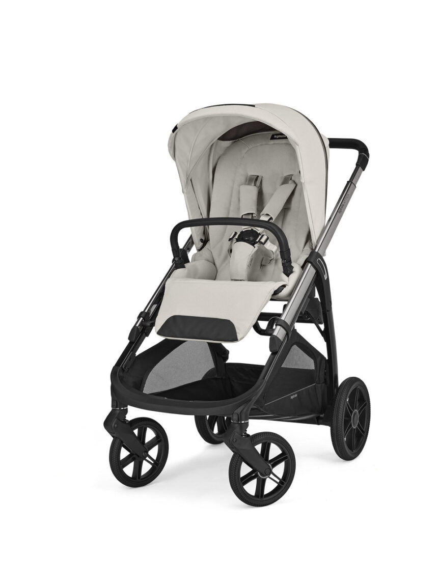 Passeggino Aptica con Telaio Palladio Black Pashmina Beige