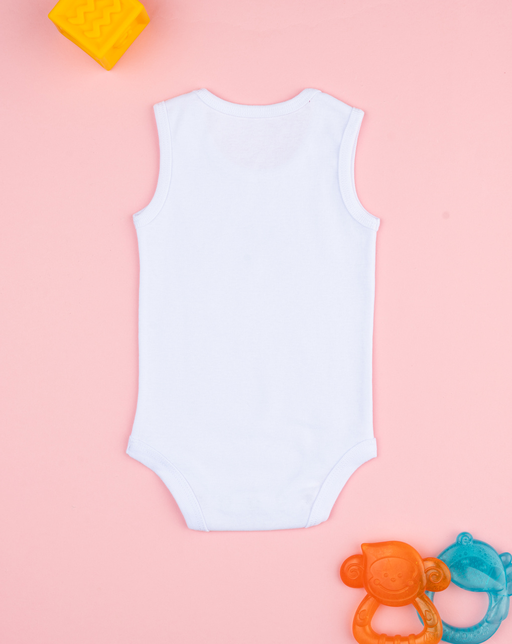 Body bimba bianco fiori