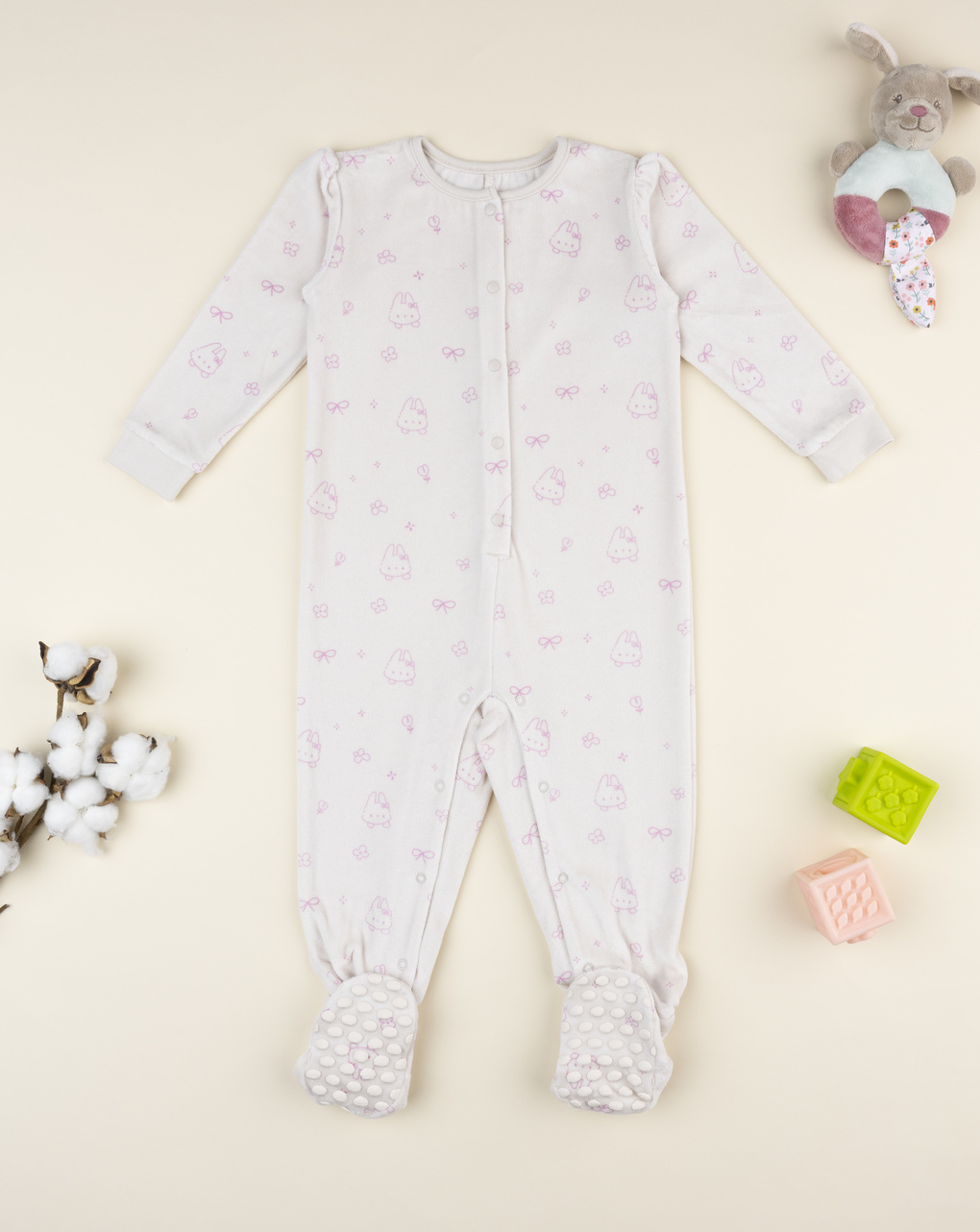 Pigiamone bimba conigli