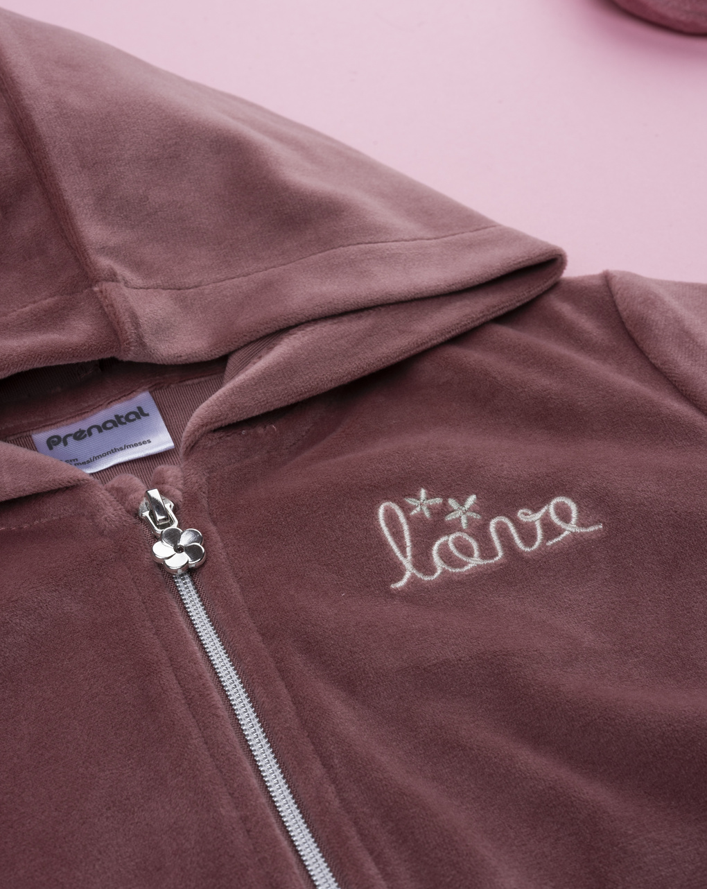 Felpa ciniglia bimba rosa