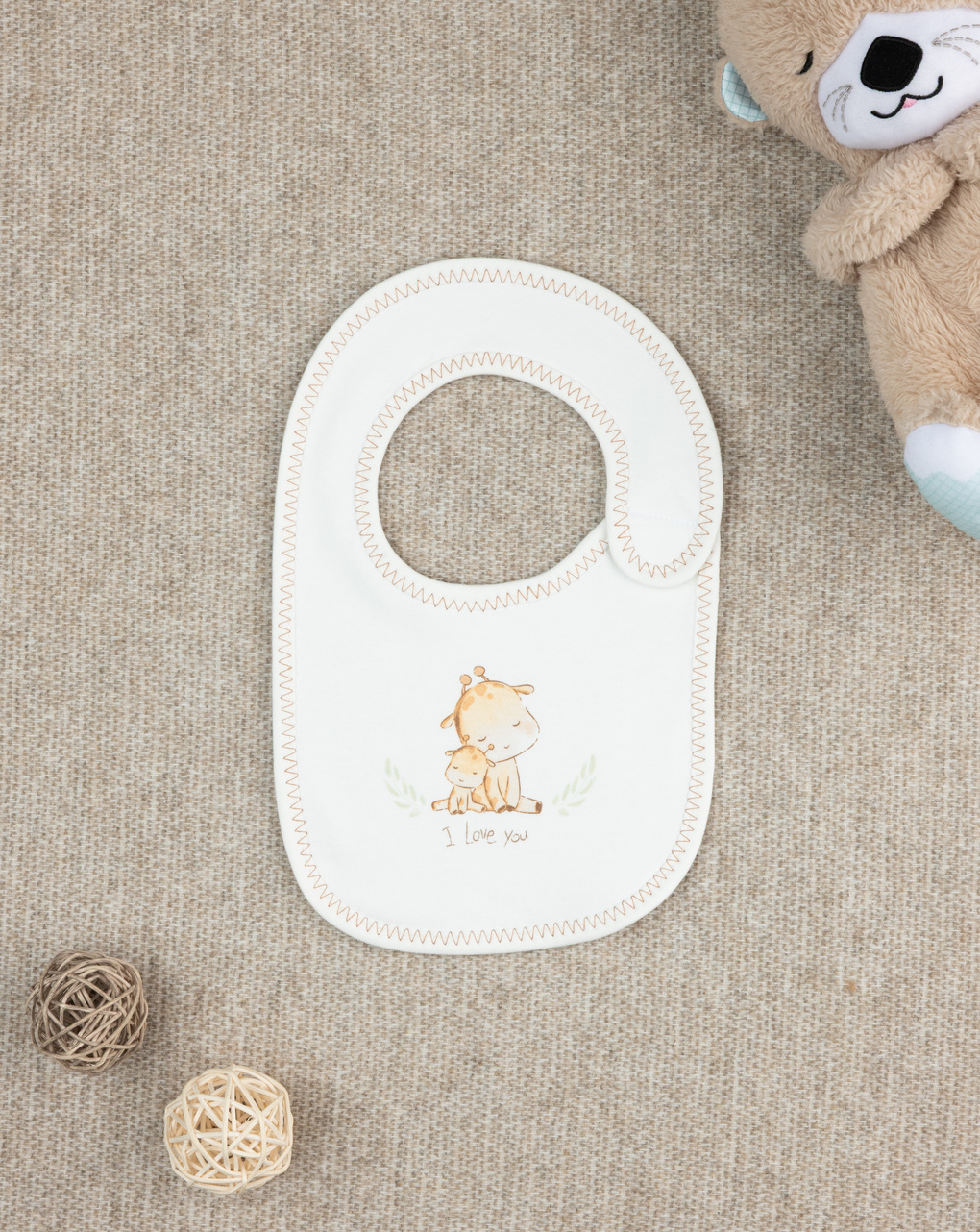 Bavaglino bimbo giraffe