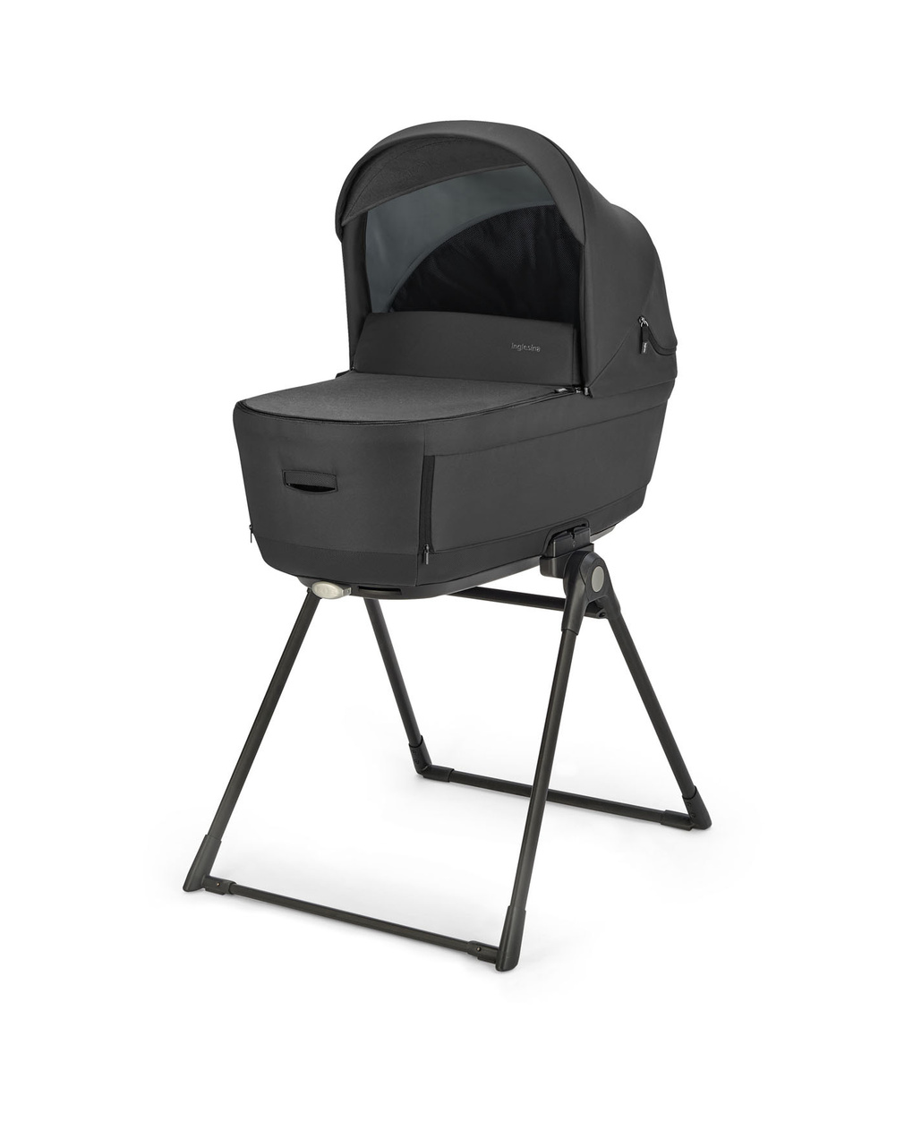 Electa system quattro colore upper black con telaio iridio black e seggiolino darwin infant - inglesina
