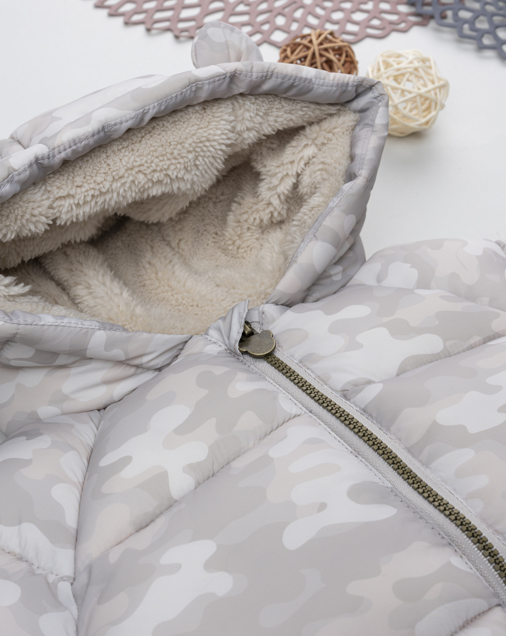 Giubbino camouflage neonato