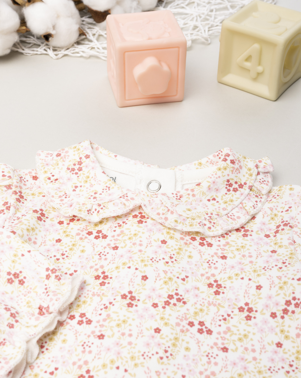 Body maniche lunghe bimba fiorellini