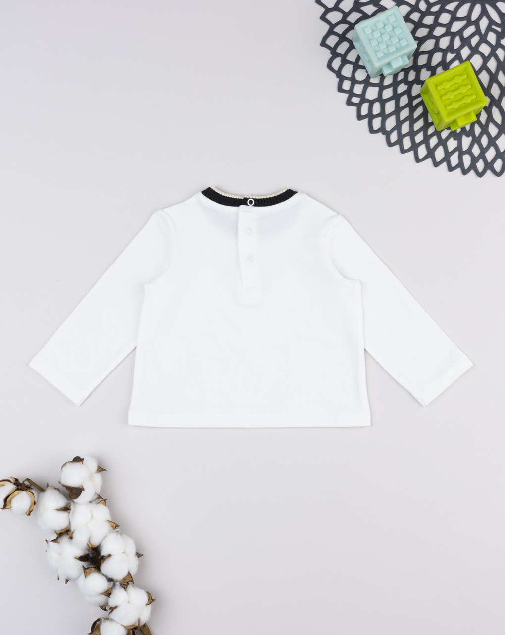 T-shirt bimbo bianca little one