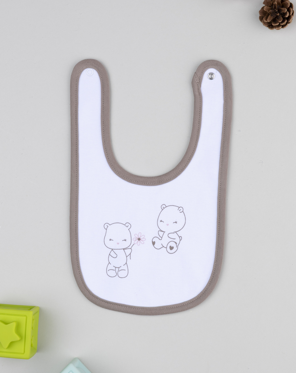 Bavaglino bimba orsetti