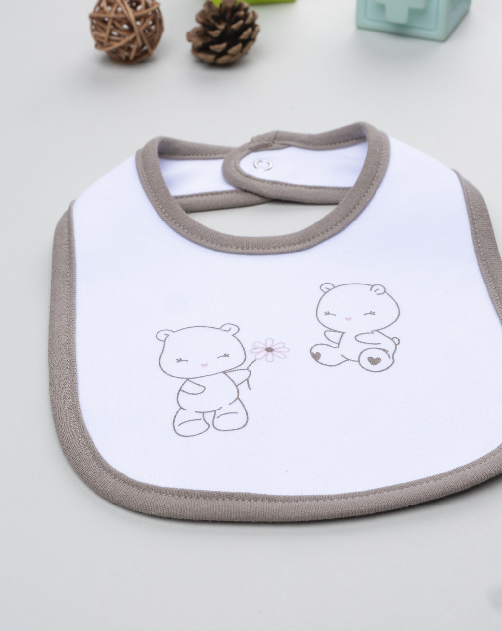 Bavaglino bimba orsetti
