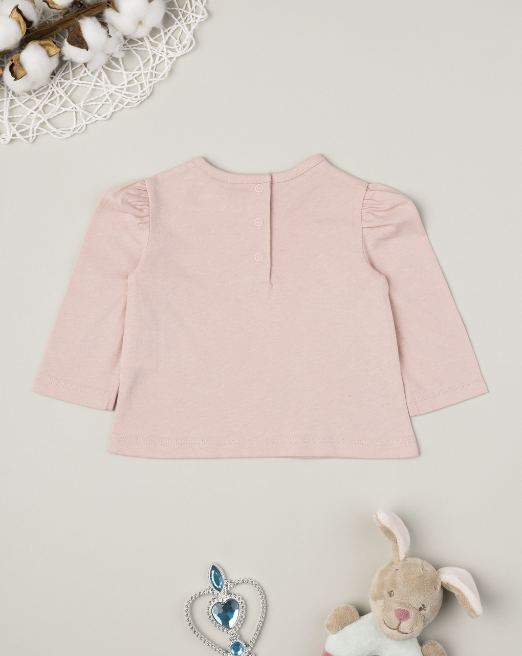 T-shirt bimba rosa stampa