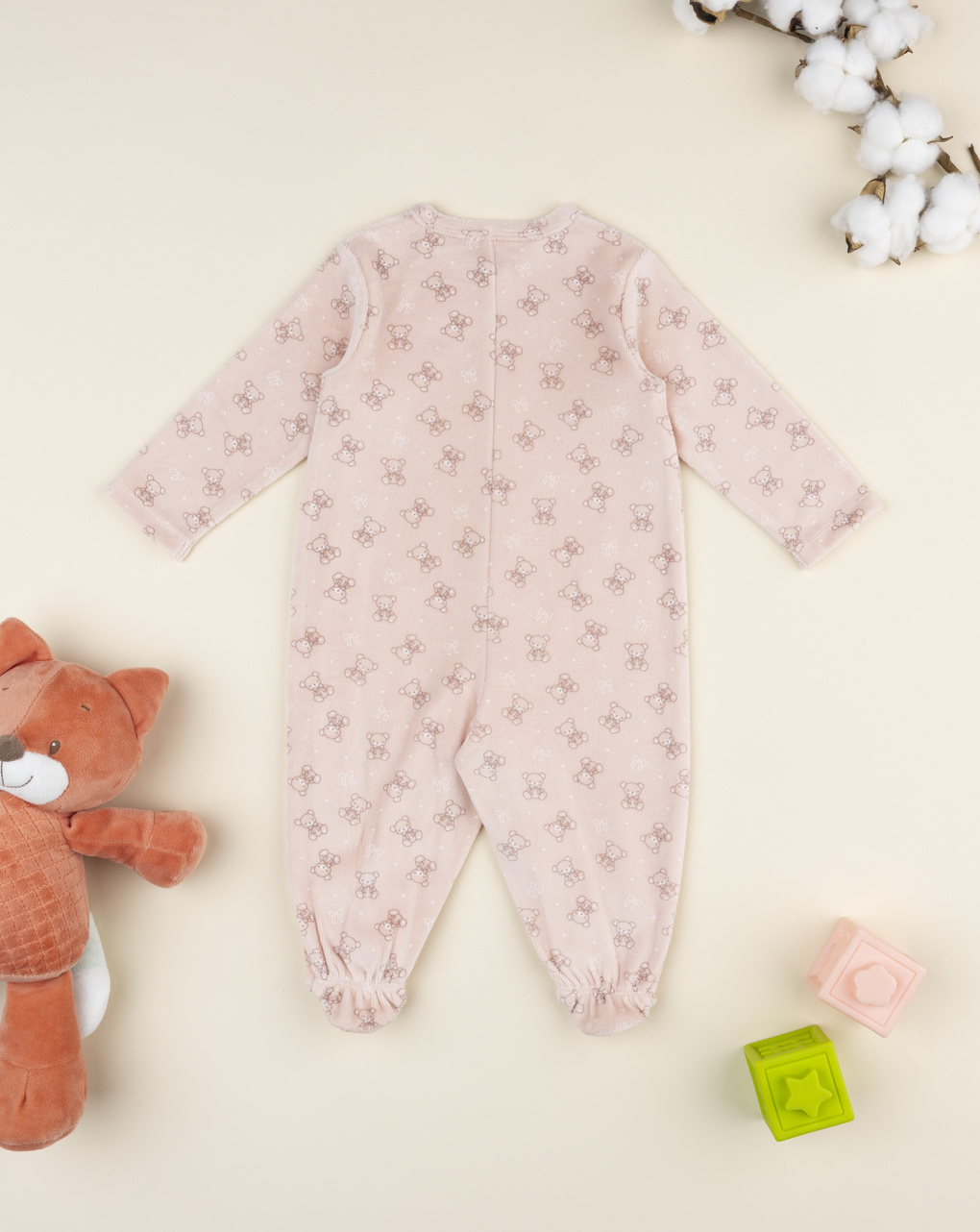 Tutina bimba rosa orsetti